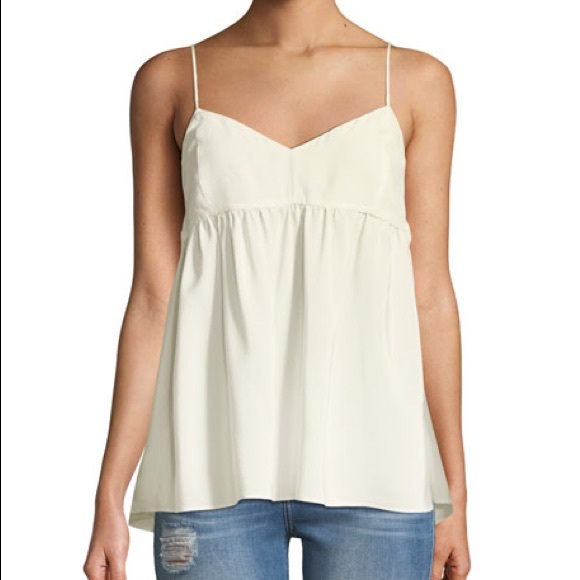 7 For All Mankind Tops - NWT 7 For All Mankind Silk Babydoll Camisole